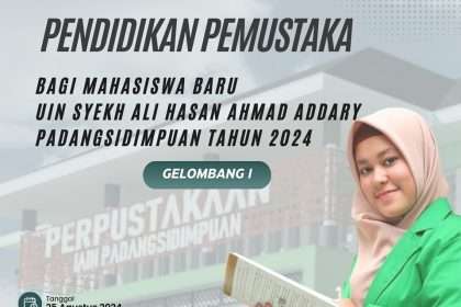 Pendidikan Pemustaka 2024: Sambut perjalanan akademik mahasiswa UIN Syahada Padangsidimpuan