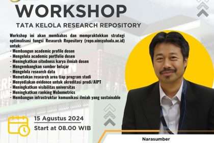 Ikuti Workshop Tata Kelola Research Repository: Tingkatkan Pengelolaan dan Publikasi Karya Ilmiah